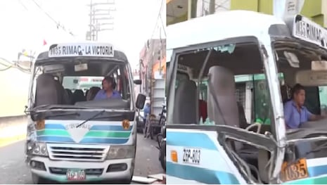 Rímac: Accidente entre cúster y bus deja al menos 10 heridos