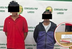 Trujillo: Menor y adulto caen con aparato explosivo