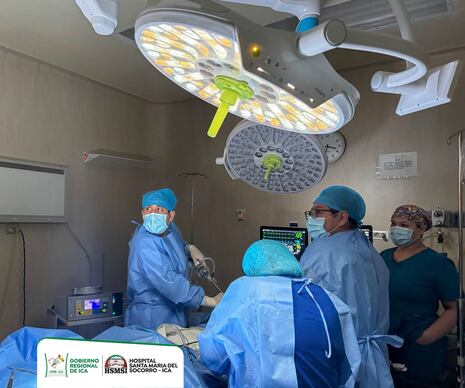 Ica: Hospital Santa María del Socorro fortalece su capacidad quirúrgica con intervenciones laparoscópicas