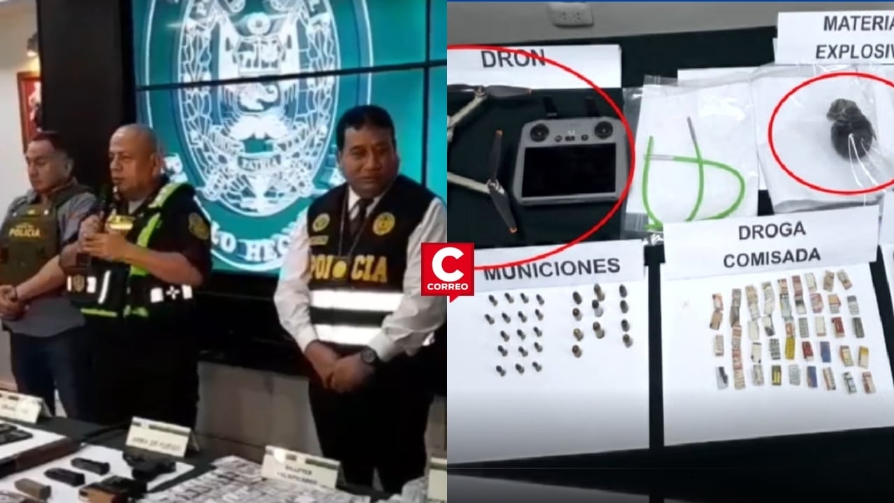 Carabayllo: caen exintegrantes de ‘Los Injertos del Cono Norte’ que usaba dron para extorsionar colectiveros. Composición: Diario Correo.