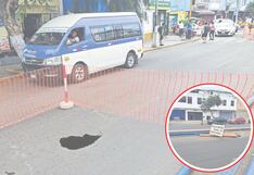 Trujillo: Riesgo en pistas crece por forados