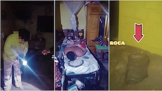 Delincuentes rompen puerta con roca y maniatan a ancianos para robar en vivienda de Cañete