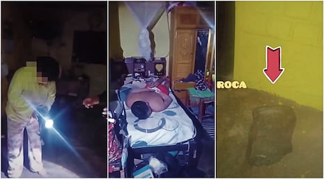 Delincuentes rompen puerta con roca y maniatan a ancianos para robar en vivienda de Cañete