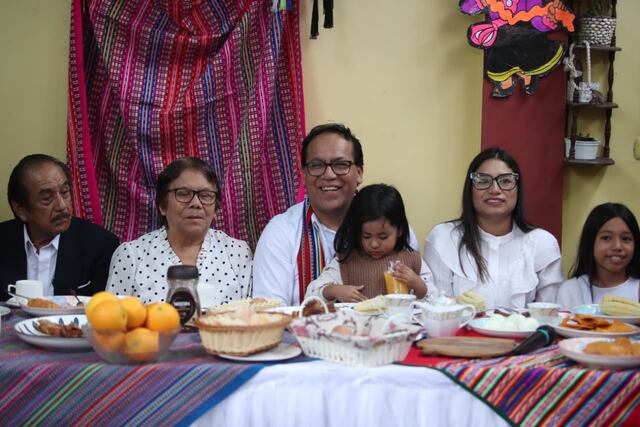 Roberto Sánchez: así fue el desayuno electoral junto a su familia en Huaral (Fotos: Jesús Saucedo/GEC)