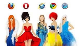 ¿Cómo se verían los navegadores de Internet si fueran mujeres?