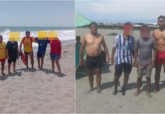 Menores se ahogaban y son rescatados en playas de Chincha y Pisco