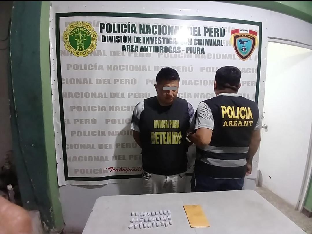 Intervienen a hombre con droga en el distrito de Castilla