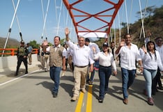 Ministro de Transportes inauguró puente Chalaco en Piura