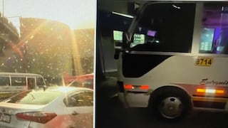 Dos heridos deja ataque a balazos contra cúster de la ruta 22 en San Juan de Miraflores