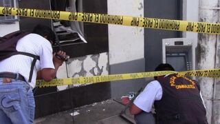 Delincuentes intentan robar un cajero automático en San Juan de Lurigancho