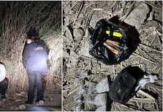 Ica: Grupo Terna halla droga y material explosivo en la ribera de La Achirana en La Tinguiña