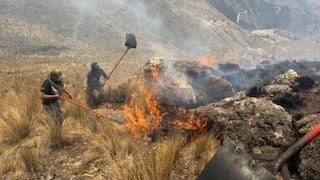 Incendios forestales en Ayacucho: Ejército combate el fuego en varios sectores de Huanta