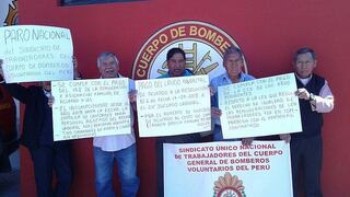 Trabajadores del Cuerpo General de Bomberos piden aumento de sueldo