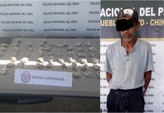Chincha: capturan a “Loco Uno”, con más de 1300 ketes de pasta básica de cocaína
