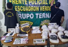 Ica: caen “los fuertes de Parcona” con 30 kilos de drogas, armas de fuego y municiones