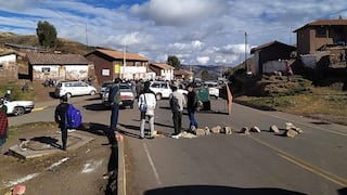 Paruro se une a bloqueo del Corredor Minero del Sur en Cusco (FOTOS)