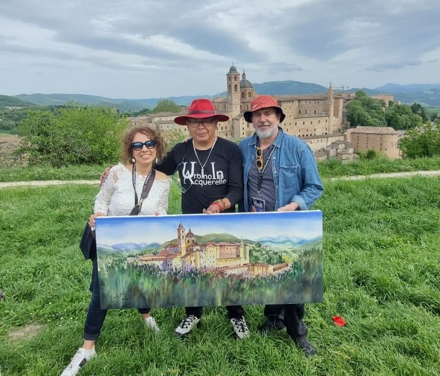 Erwin Gómez Valdivia, artista plástico de Arequipa. Foto: GEC.