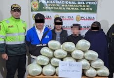 La Libertad: Detienen a tres adultos y un menor con 28 paquetes de marihuana