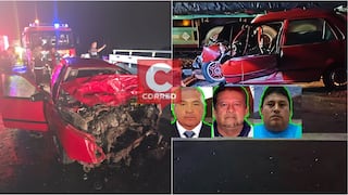 Trágica Navidad en Pisco: tres muertos tras choque entre auto y tráiler