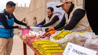 Sucamec lidera destrucción de más de dos toneladas de explosivos incautados en Lima y Callao