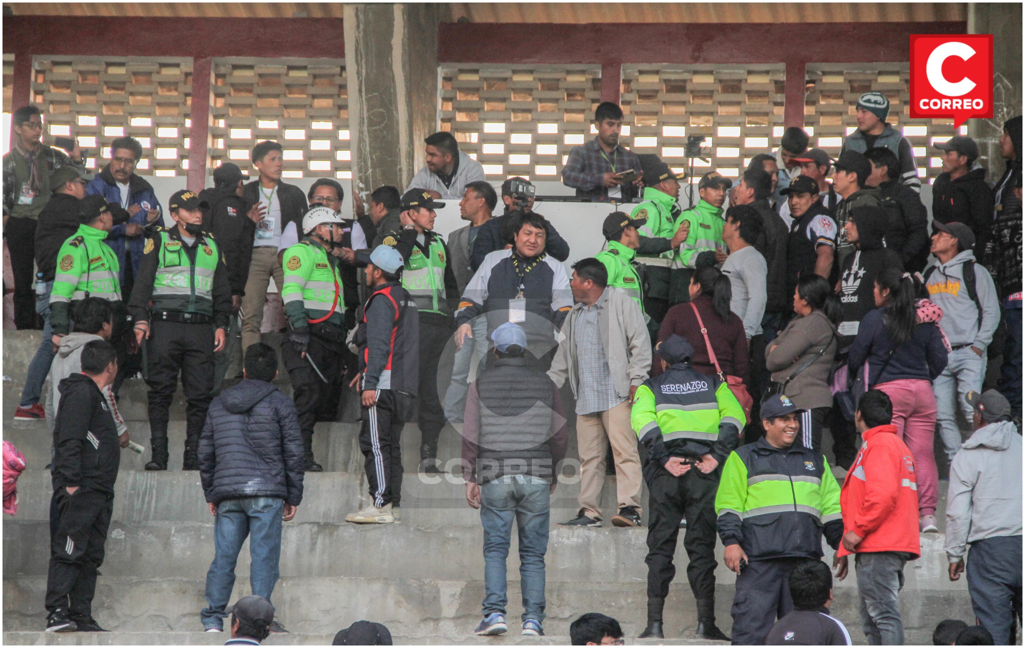 PNP interviene ante conatos de bronca.