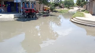 Piura: Colapso de desagues afecta a diversas familias en Sullana