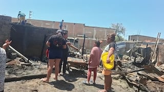 Piura: Incendio deja seis viviendas damnificadas en Sullana