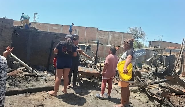 Varias familias damnificadas.