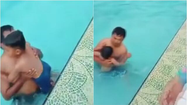   Filman mano de “fantasma” tratando de ahogar a niño en piscina (VIDEO)