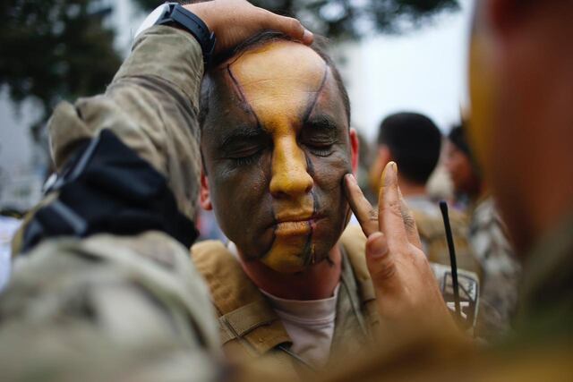 Regresa el Gran Desfile y Parada Militar por Fiestas Patrias. Cientos de peruanos acudieron a la ceremonia y se tomaron fotos con los uniformados. (Foto: Hugo Curotto @phto.gec)