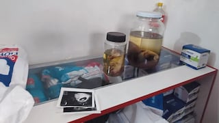 Intervienen tópico y encuentran fetos en frascos en Huancayo