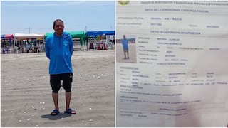 Buscan a joven de 34 años desaparecido en Nasca desde el 29 de diciembre