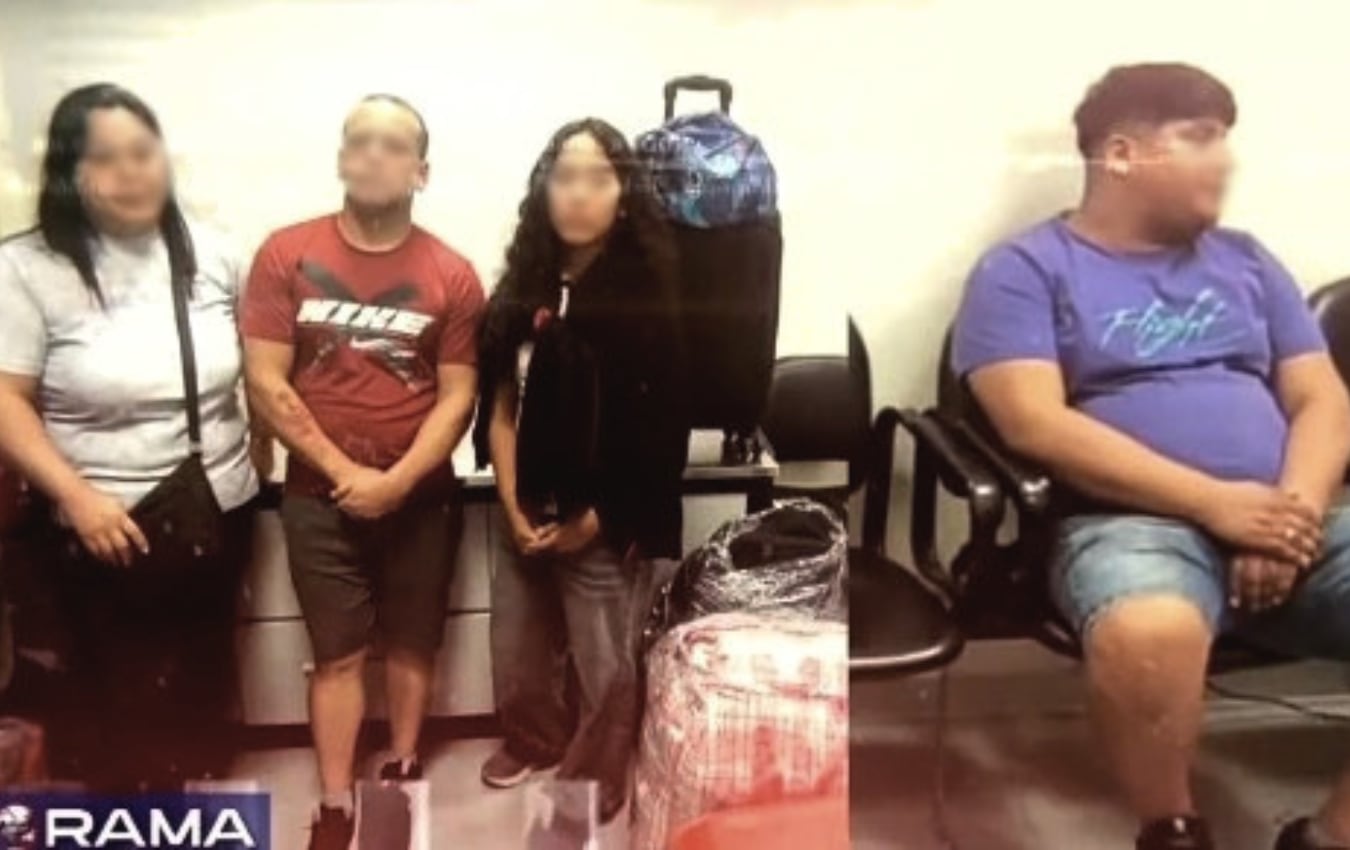 Familia peruana acusada de trasladar droga a Japón. Foto: Captura de video.
