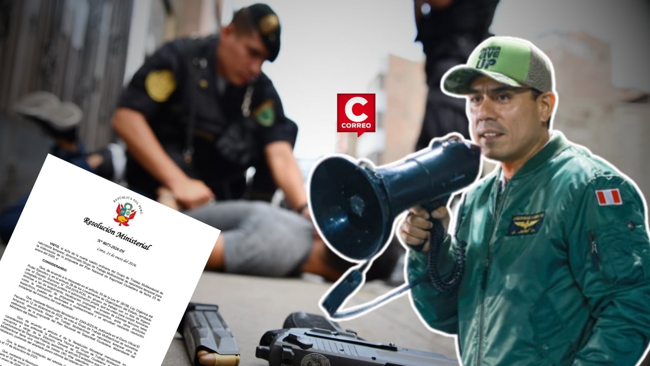 Gobierno de José Jerí continua retrasando presentación del Plan Nacional de Seguridad Ciudadana. Composición: Diario Correo.