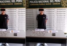 Chincha: policía interviene a sujeto con más de 150 envoltorios de droga en Pueblo Nuevo