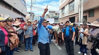Arequipa: Comerciantes exigieron liberar calles obstruidas luego de incendio