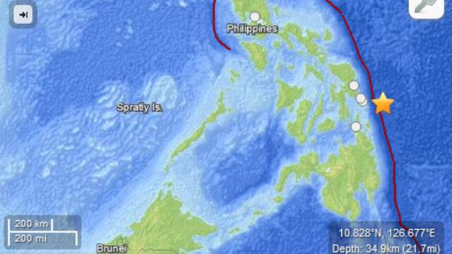 Terremoto de 7.6 sacude Filipinas y genera alerta de tsunami