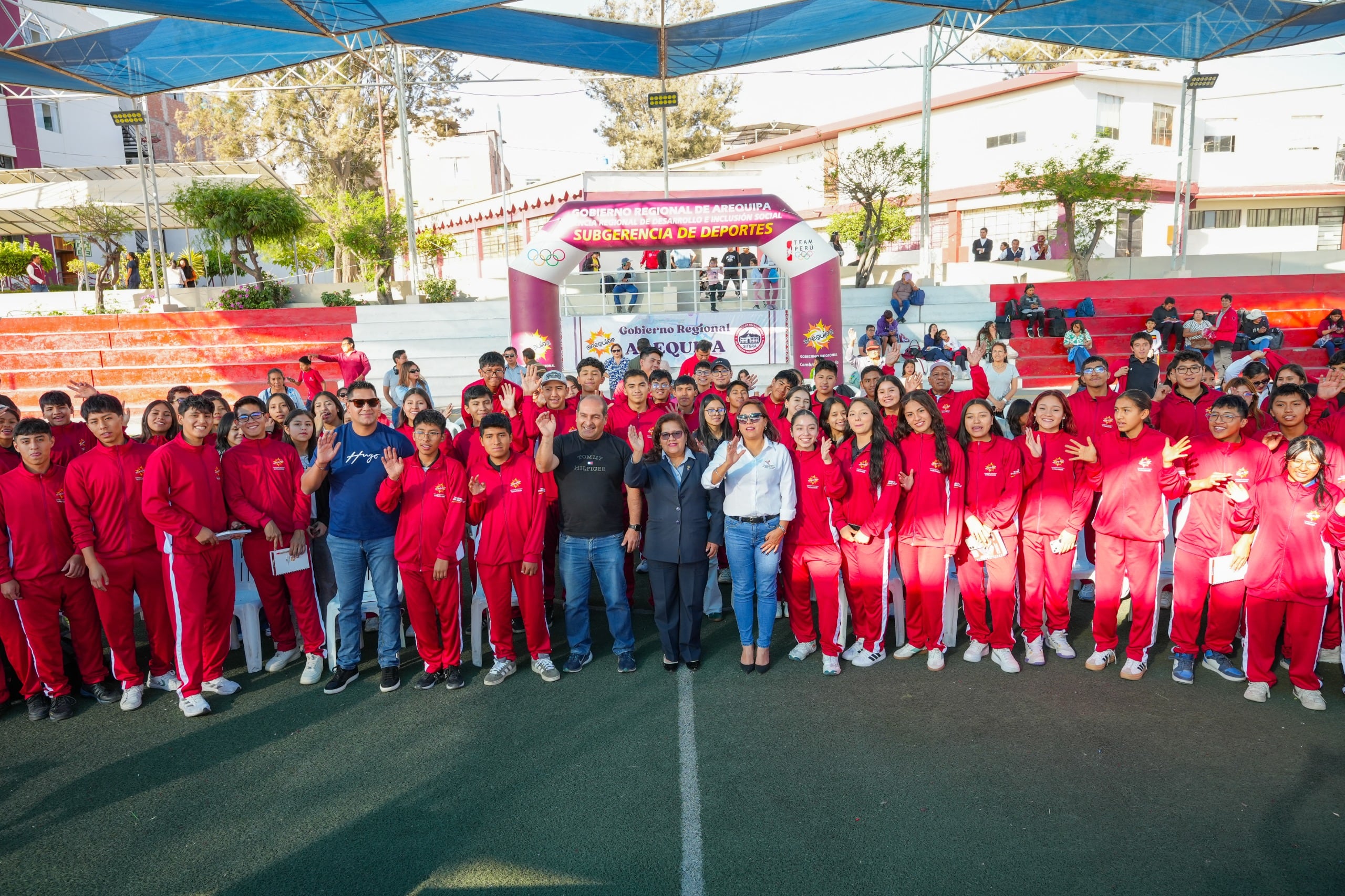 Jóvenes arequipeños representarán a la región en los Juegos Deportivos Nacionales IPD 2026. Foto: Gobierno Regional de Arequipa.