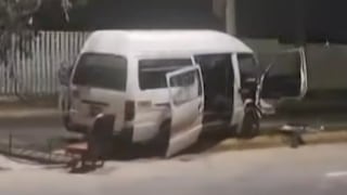Combi informal chocó contra poste y dejó 10 heridos en San Juan de Lurigancho