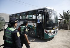 Refuerzan seguridad en buses de transporte ante presunta extorsión a empresa (GALERÍA)