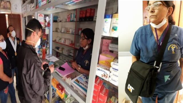 Ayacucho: Jefa de farmacia de hospital regional se lleva mascarillas para venderlas en su botica