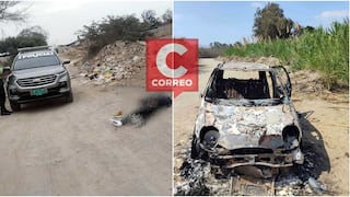 Chincha: asesinan a hombre de un disparo en la cabeza y en otra zona hallan vehículo calcinado