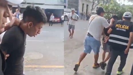 Balacera en el Cercado de Lima: sujeto disparó al aire y fue detenido por la PNP