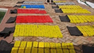 Loreto: Caen 4 presuntos narcotraficantes colombianos e incautan 600 kilos de cocaína (VIDEO)