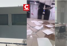 Sismo de magnitud 6.1 provoca daños y destrozos en sede de la UTP en Ica (VIDEO)