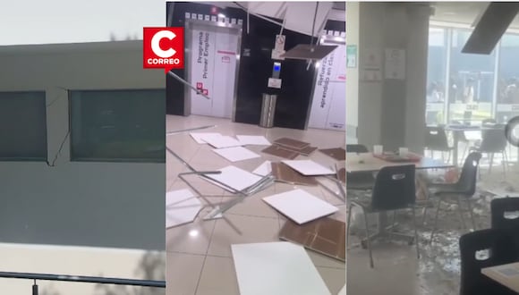 CORREO | Sismo de magnitud 6.1 provoca daños y destrozos en sede de la UTP en Ica