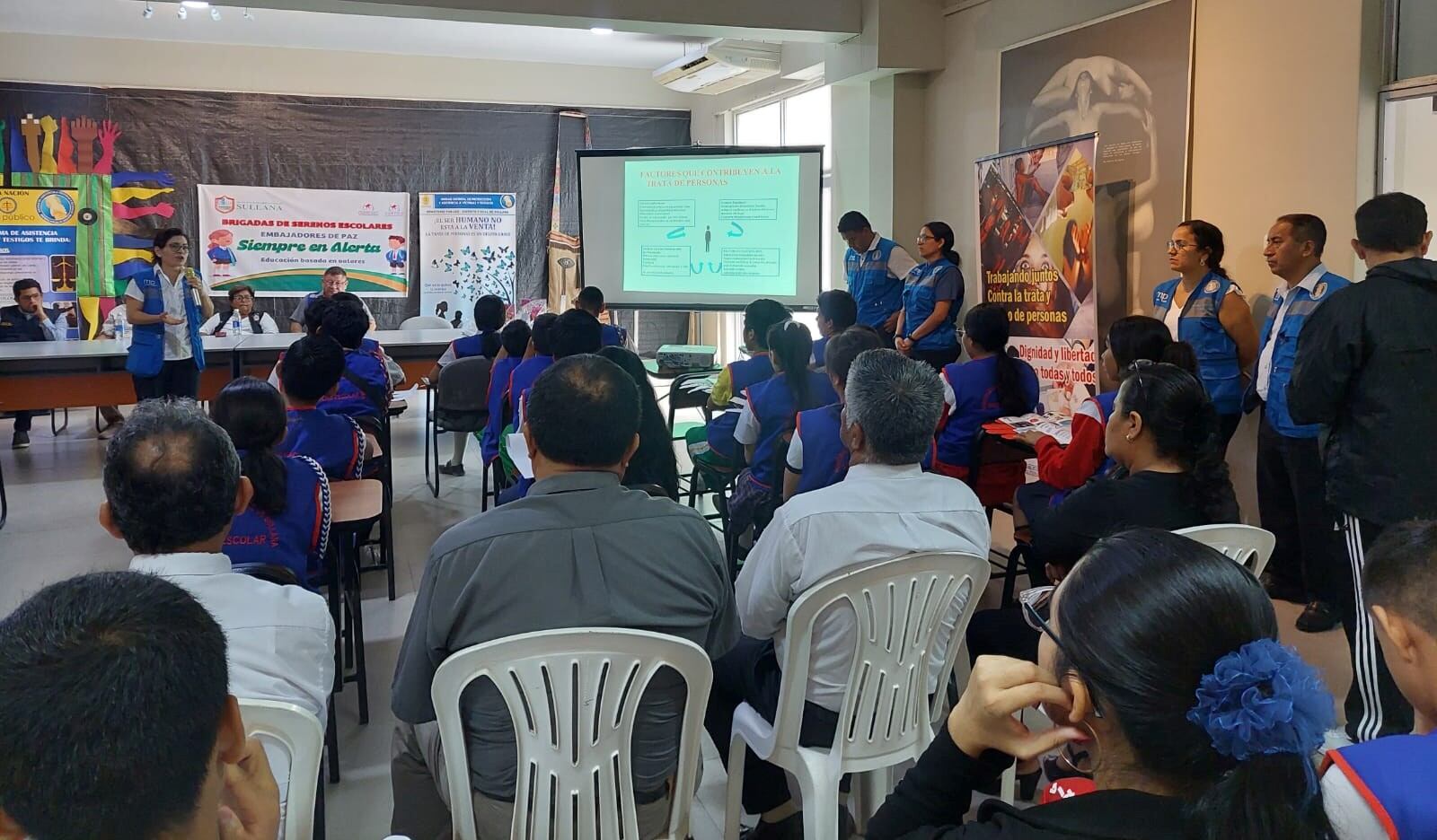 Fueron más de 80 menores de 20 colegios que participaron en el evento organizado por el Ministerio Público y la Municipalidad de Sullana