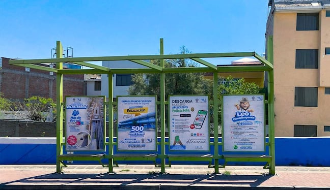 Municipalidad de Arequipa gana arbitraje por paraderos del SIT. Foto: MPA.