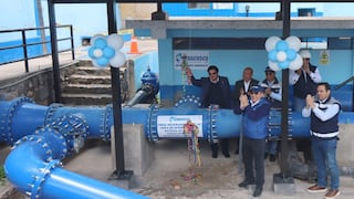 Entra en funcionamiento obra de interconexión que abastecerá de agua a 187 mil cusqueños