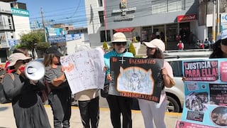 Protestan por perrita hallada agonizando en contenedor de basura en Arequipa